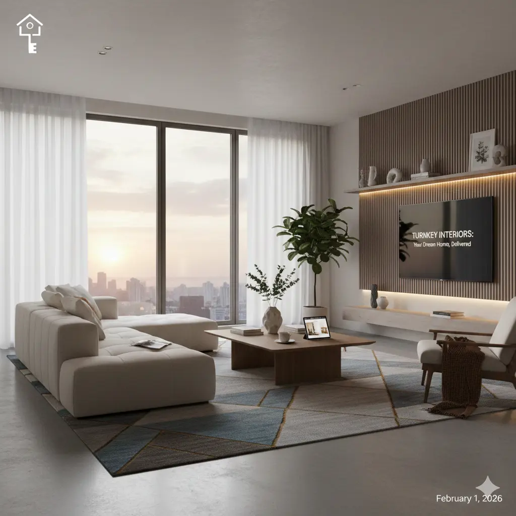 Turnkey Interiors: Complete Turnkey Interior Design Services for Seamless Spaces